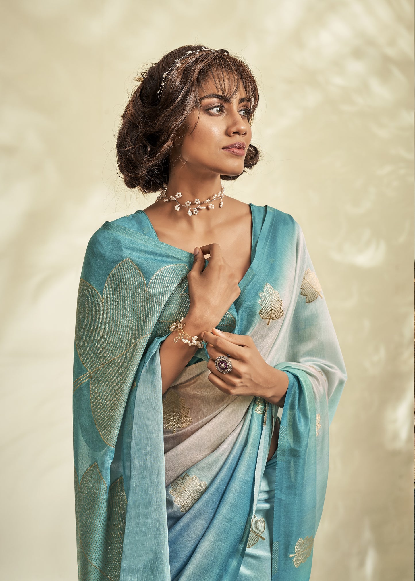 Pure Handloom Khadi Silk with Digital Print A Fusion of Tradition and Modern Art