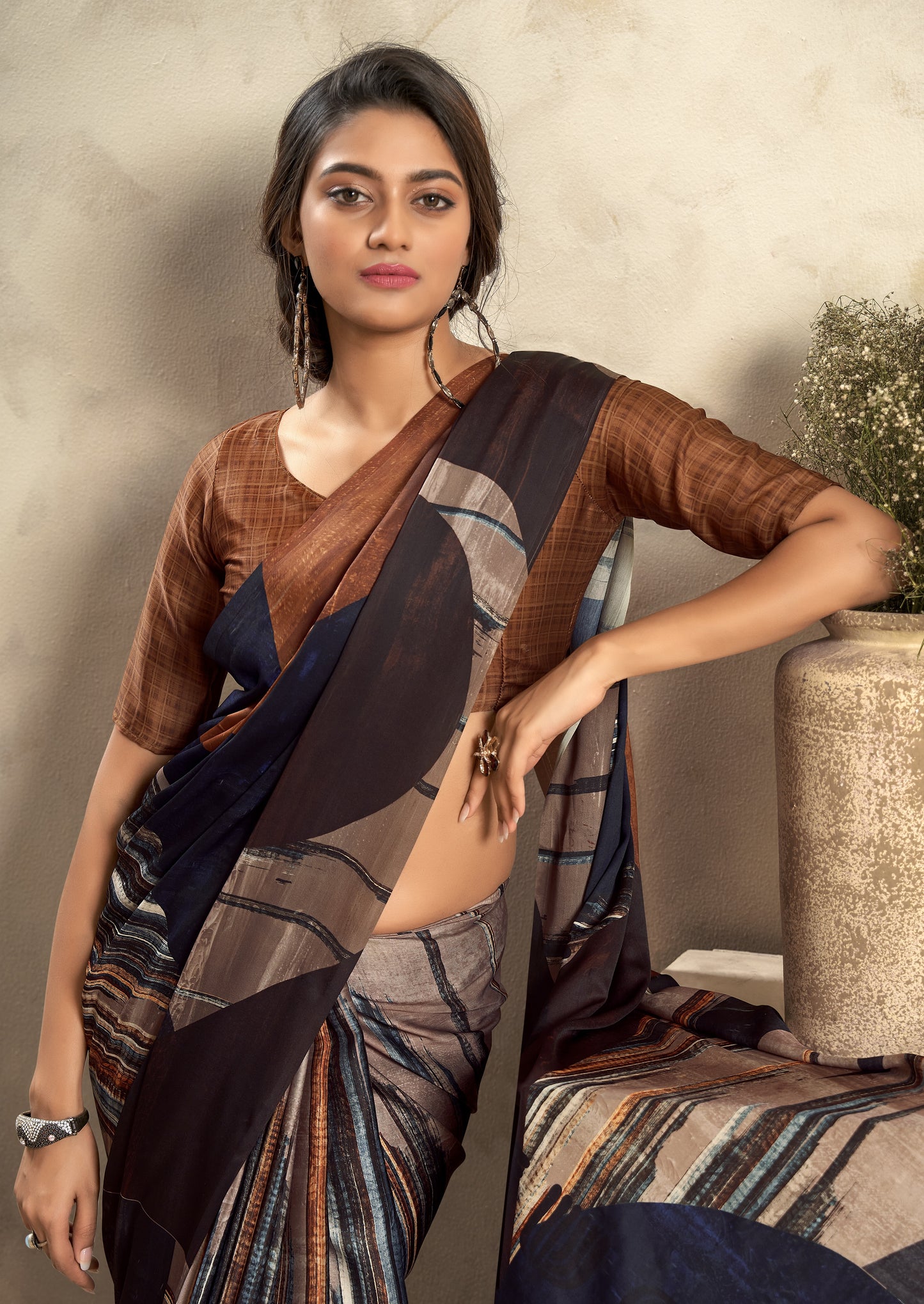 Elegance Redefined The Soft Satin Silk Saree for Every Occasion