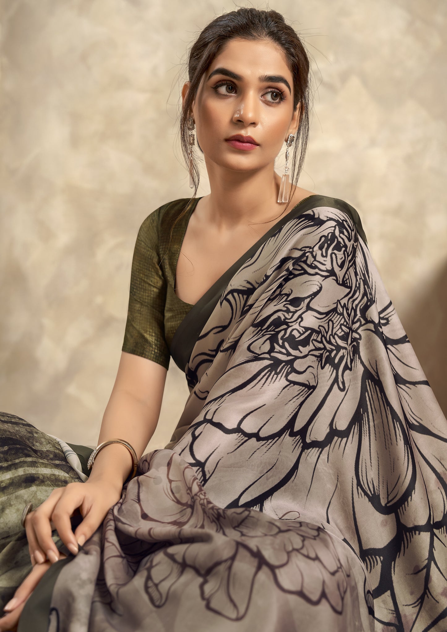 Elegance Redefined The Soft Satin Silk Saree for Every Occasion