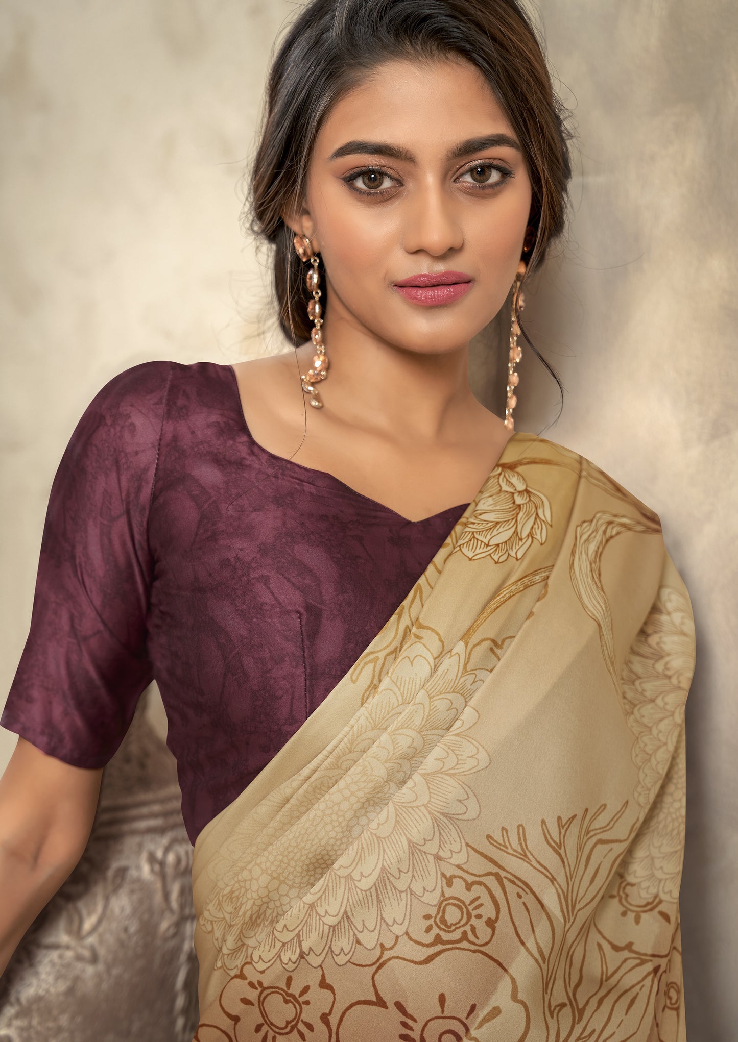 Elegance Redefined The Soft Satin Silk Saree for Every Occasion