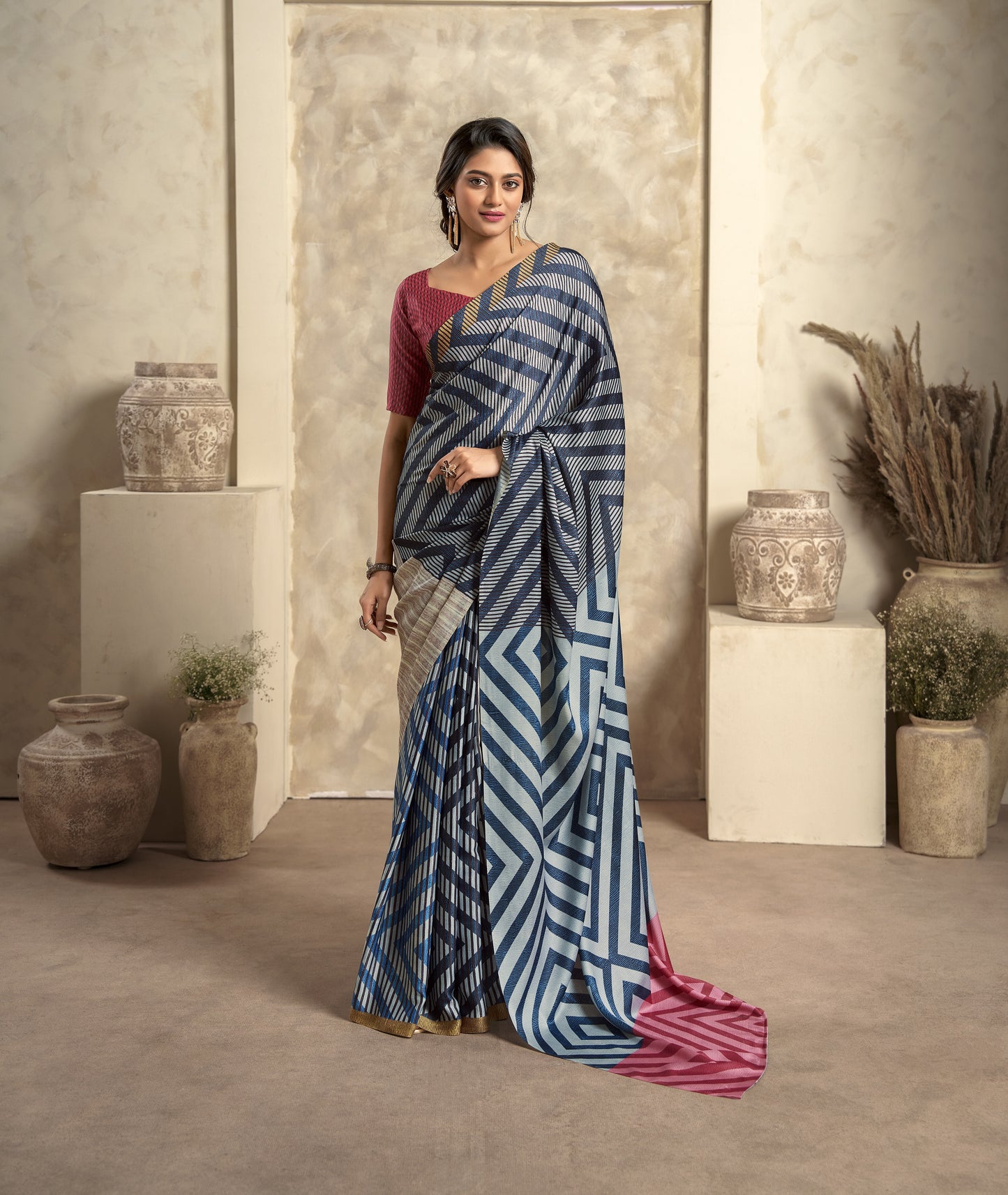 Elegance Redefined The Soft Satin Silk Saree for Every Occasion
