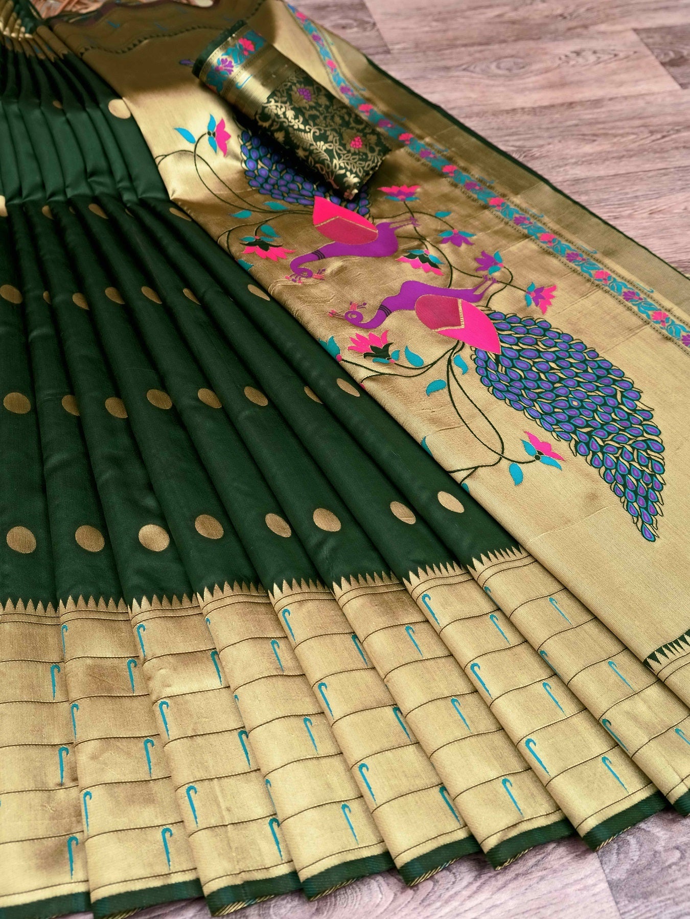 Semi Silk Kanjeevaram Elegant Design Saree