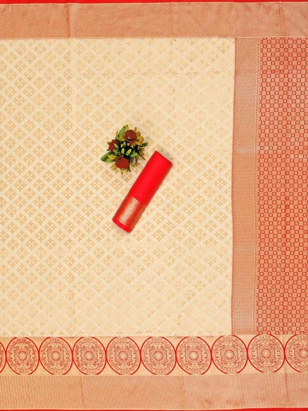 Semi Silk Kanjeevaram Elegant Design Saree