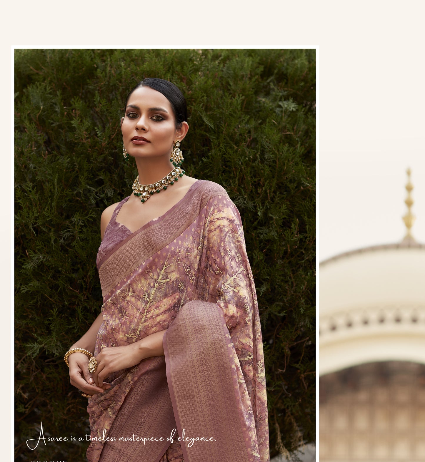 Timeless Beauty Carpe Silk Saree for Graceful Elegance