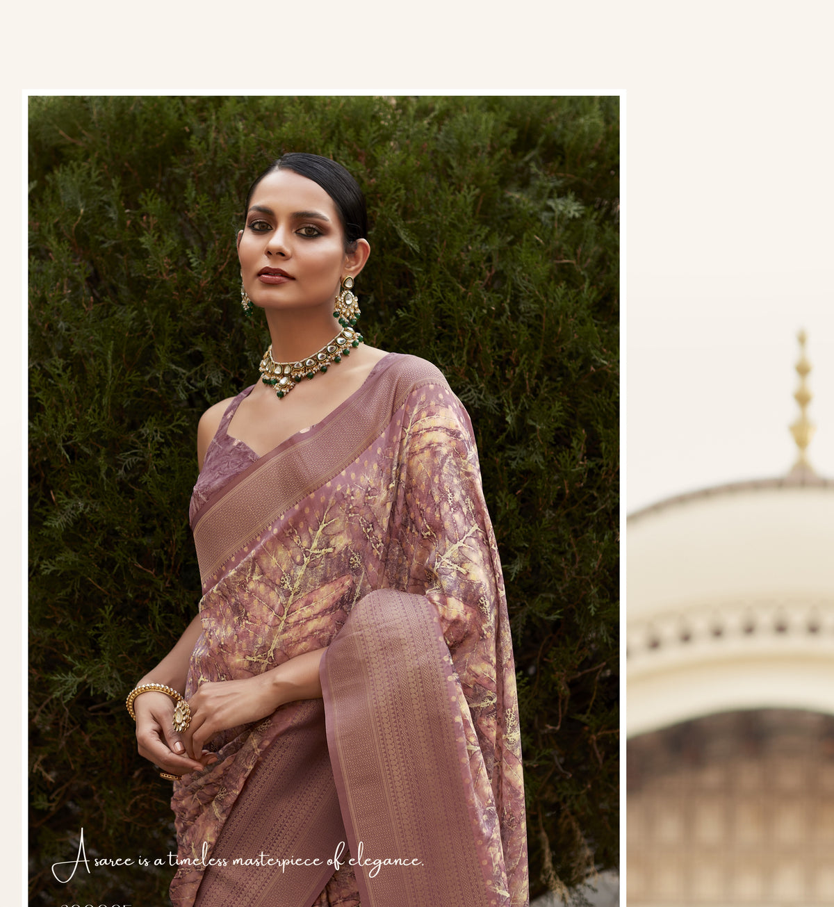 Timeless Beauty Carpe Silk Saree for Graceful Elegance