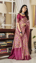 Elegance Redefined Pure Satin Digital Saree for a Timeless Look