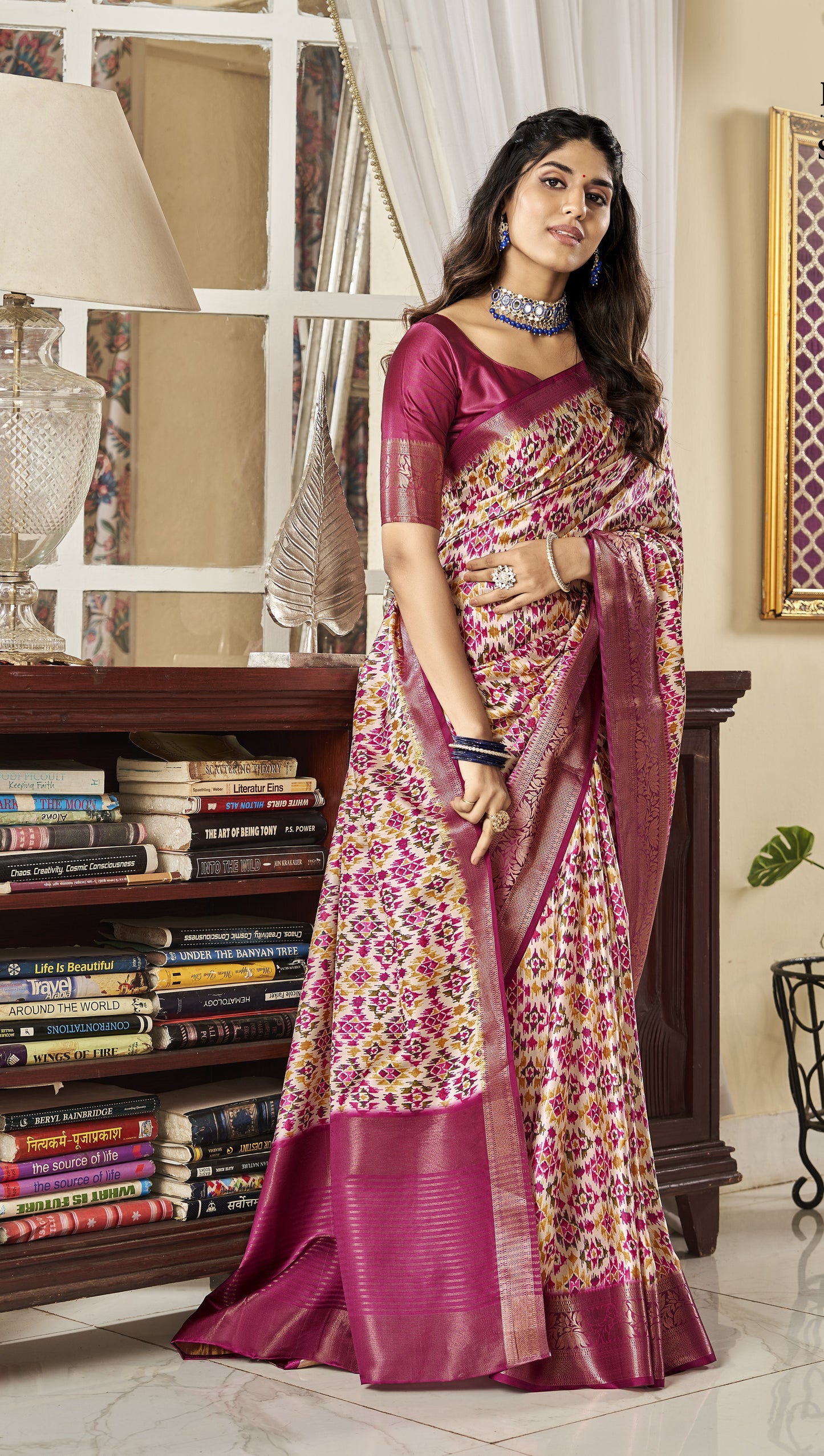 Elegance Redefined Pure Satin Digital Saree for a Timeless Look