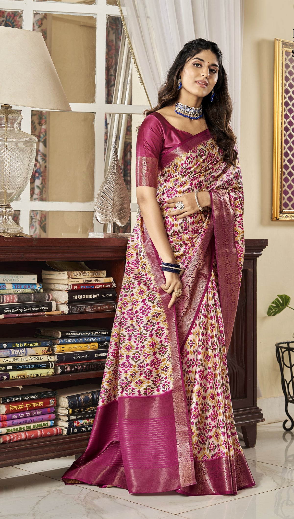 Elegance Redefined Pure Satin Digital Saree for a Timeless Look