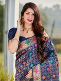 Art Silk Kanjeevaram Elegant Design Saree