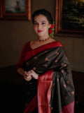 Art Silk Kanjeevaram Elegant Design Saree