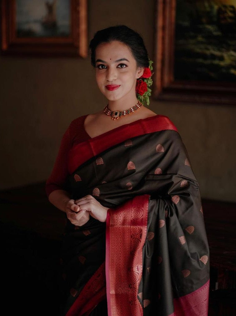 Semi Silk Kanjeevaram Elegant Design Saree