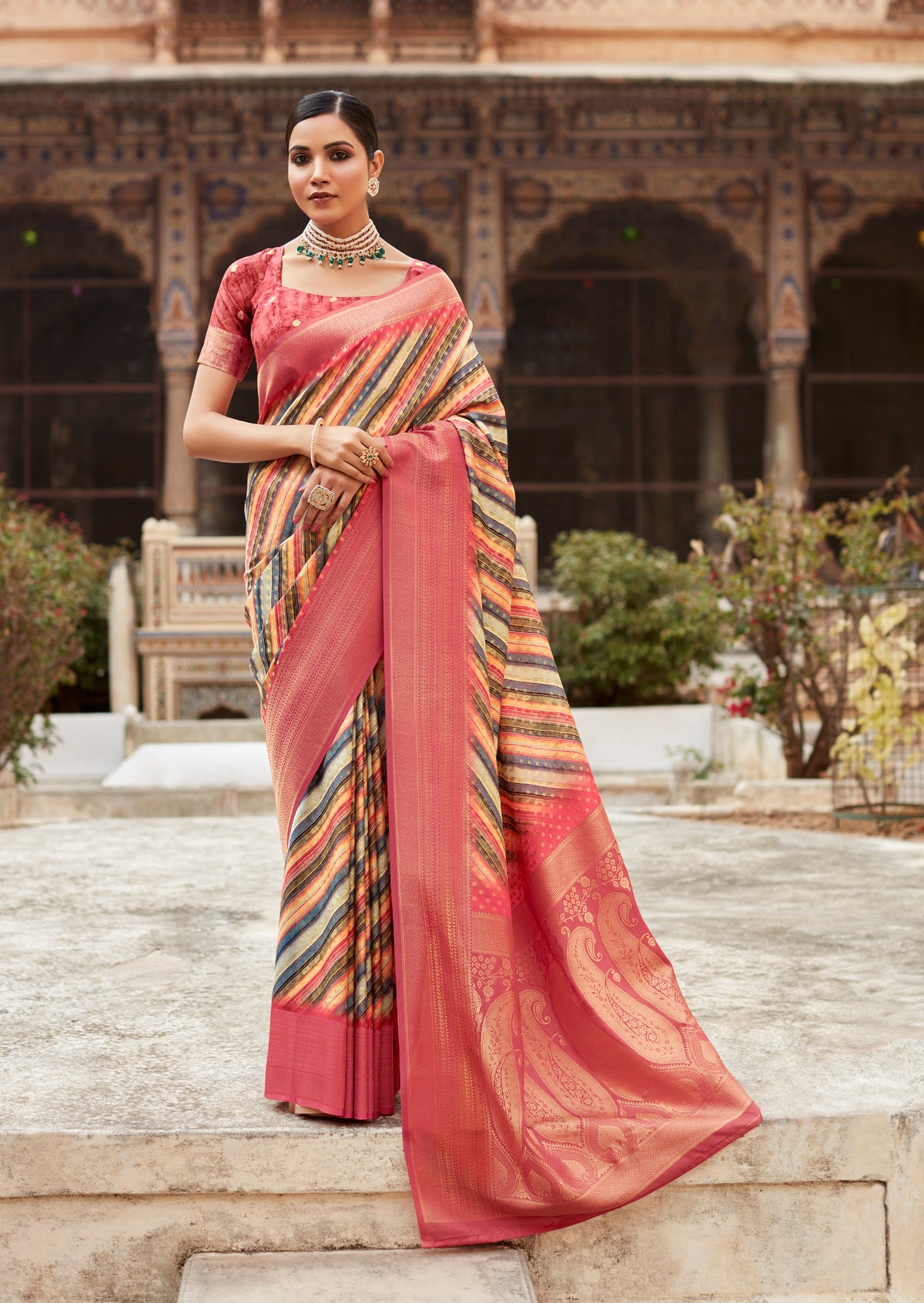 Timeless Beauty Carpe Silk Saree for Graceful Elegance