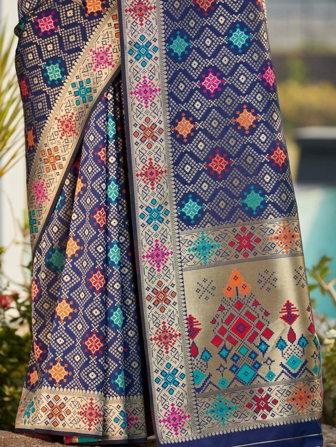 Semi Silk Kanjeevaram Elegant Design Saree