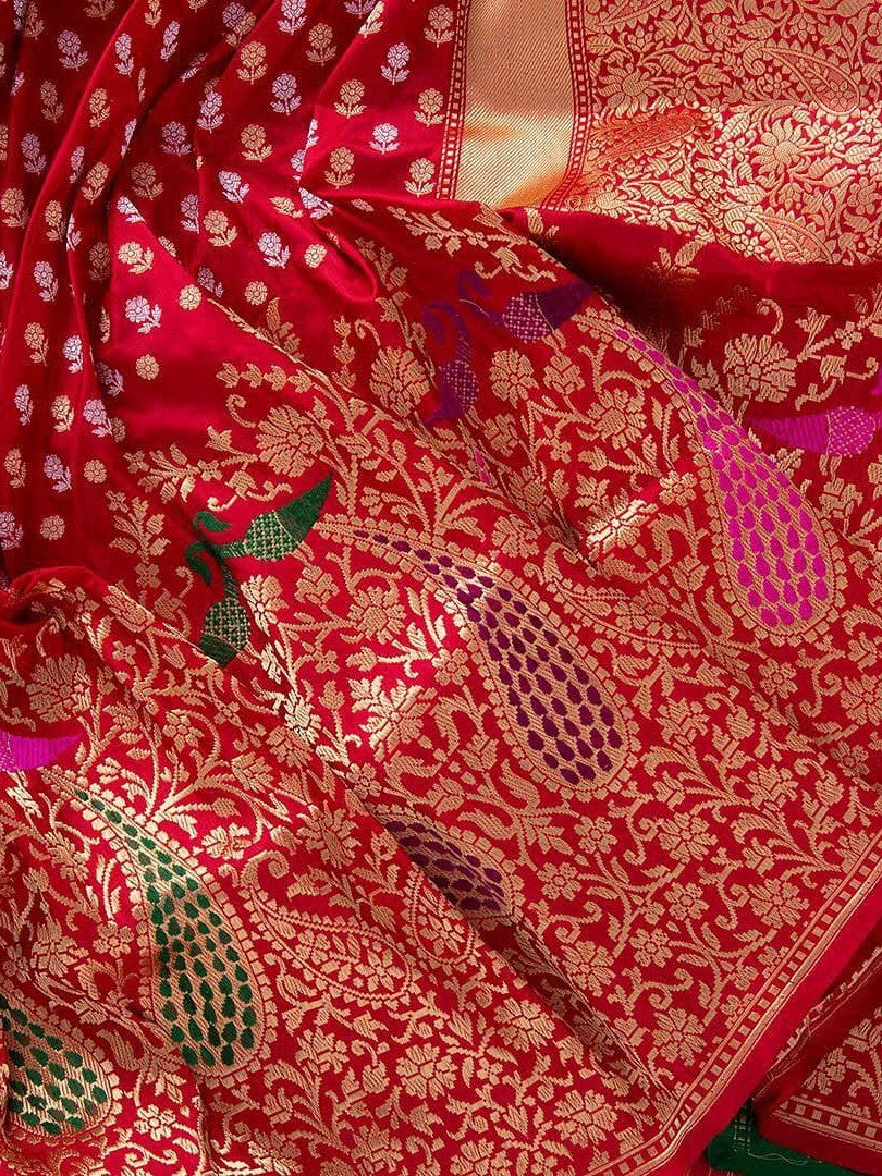 Semi Silk Kanjeevaram Elegant Design Saree