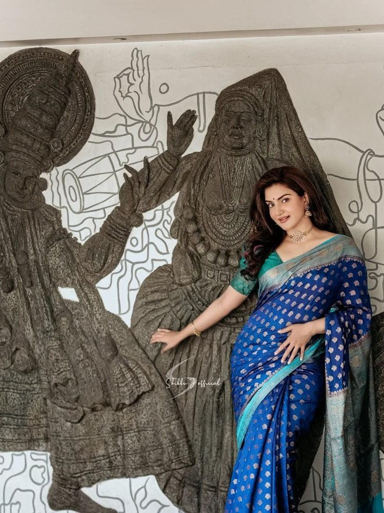 Semi Silk Kanjeevaram Elegant Design Saree