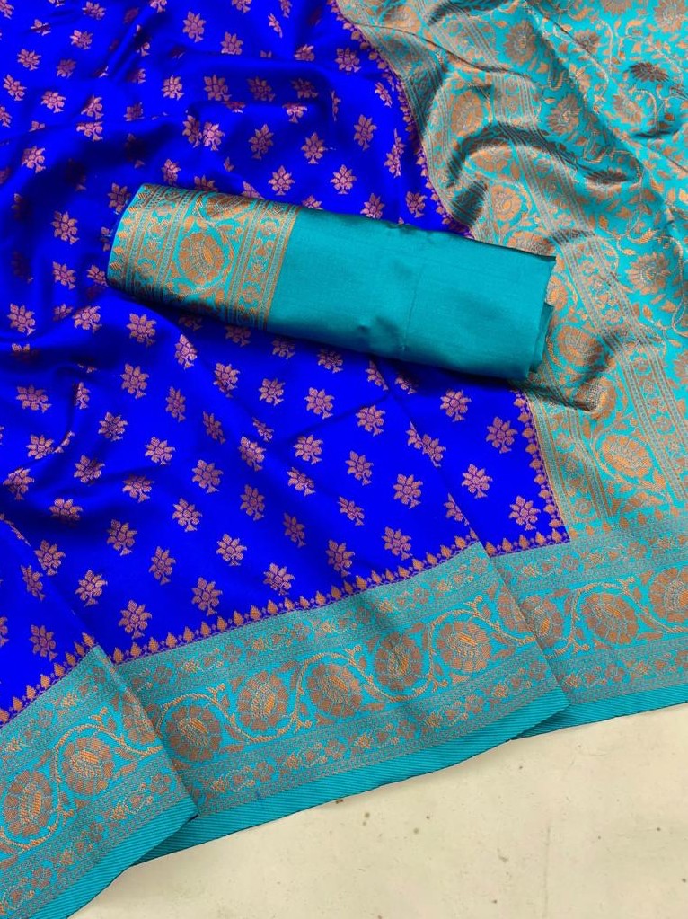 Semi Silk Kanjeevaram Elegant Design Saree