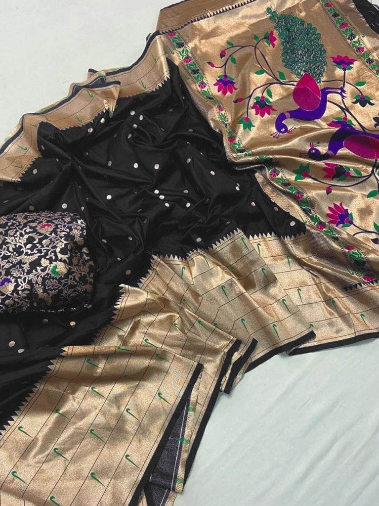 Semi Silk Kanjeevaram Elegant Design Saree