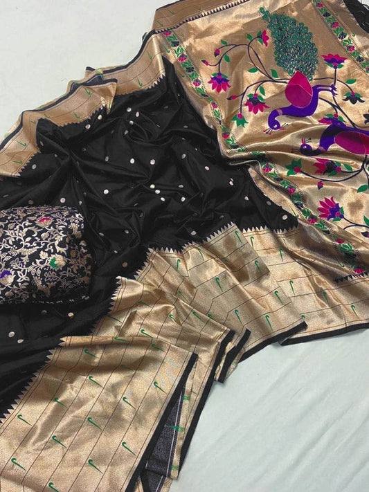 Semi Silk Kanjeevaram Elegant Design Saree