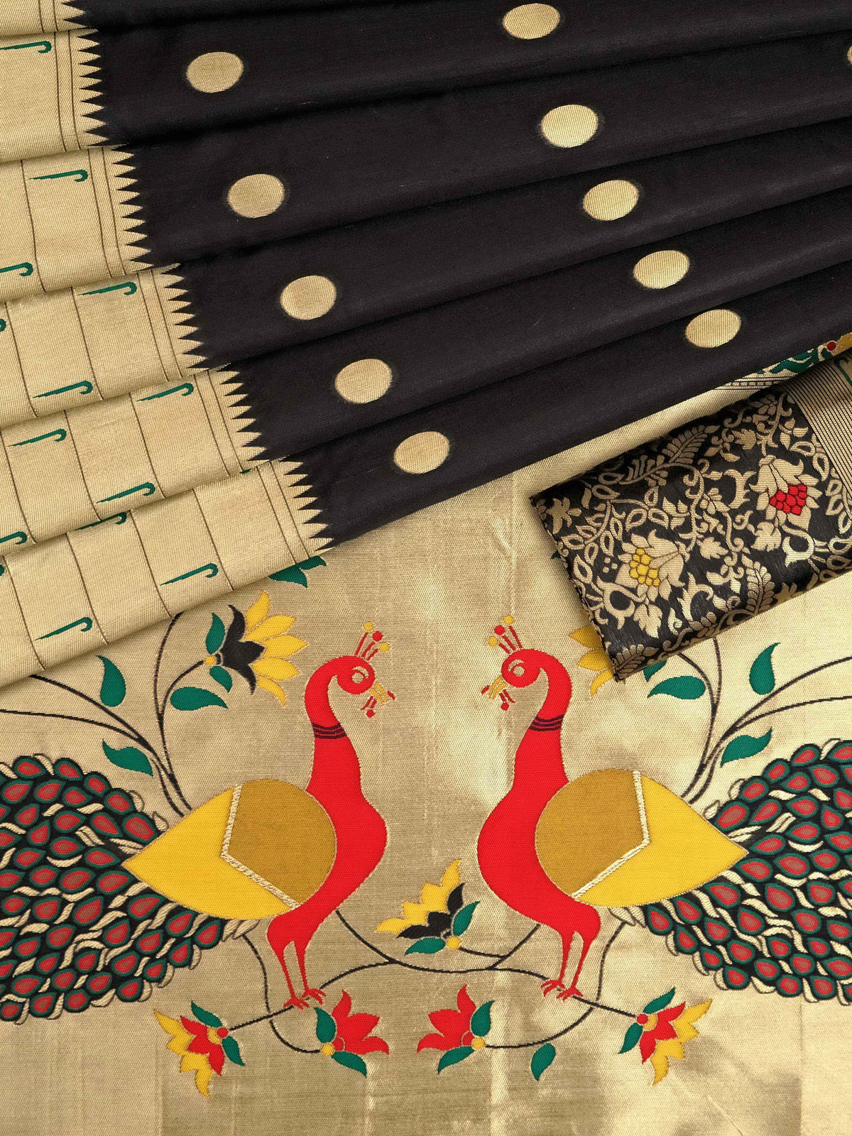 Semi Silk Kanjeevaram Elegant Design Saree