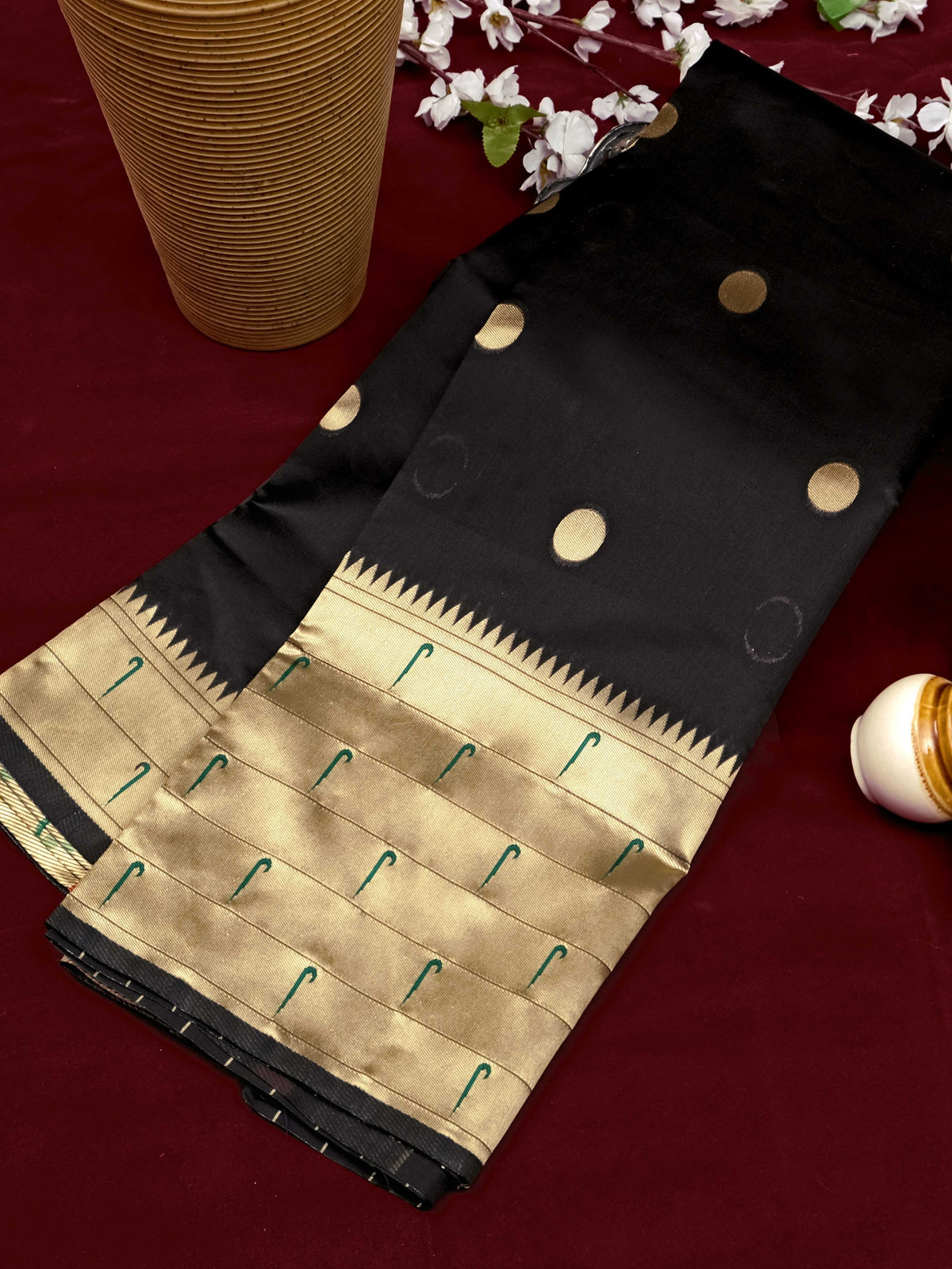 Semi Silk Kanjeevaram Elegant Design Saree