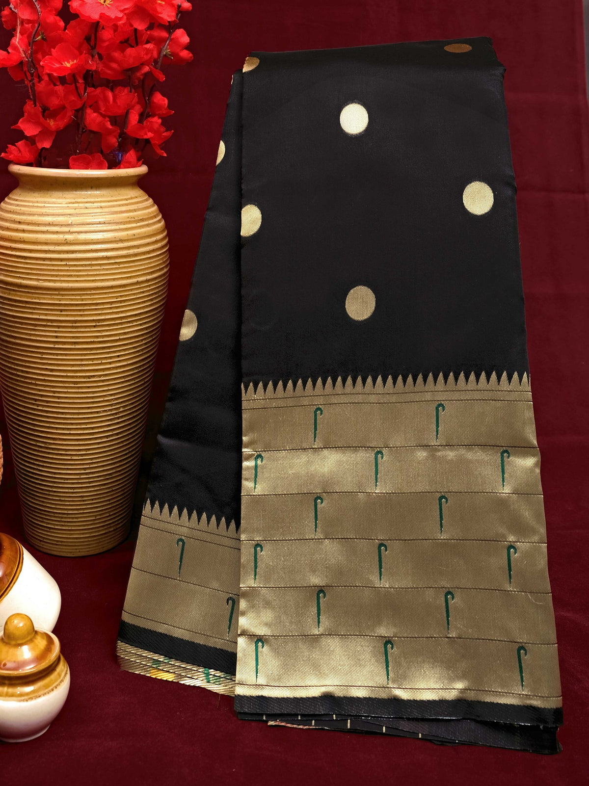 Semi Silk Kanjeevaram Elegant Design Saree