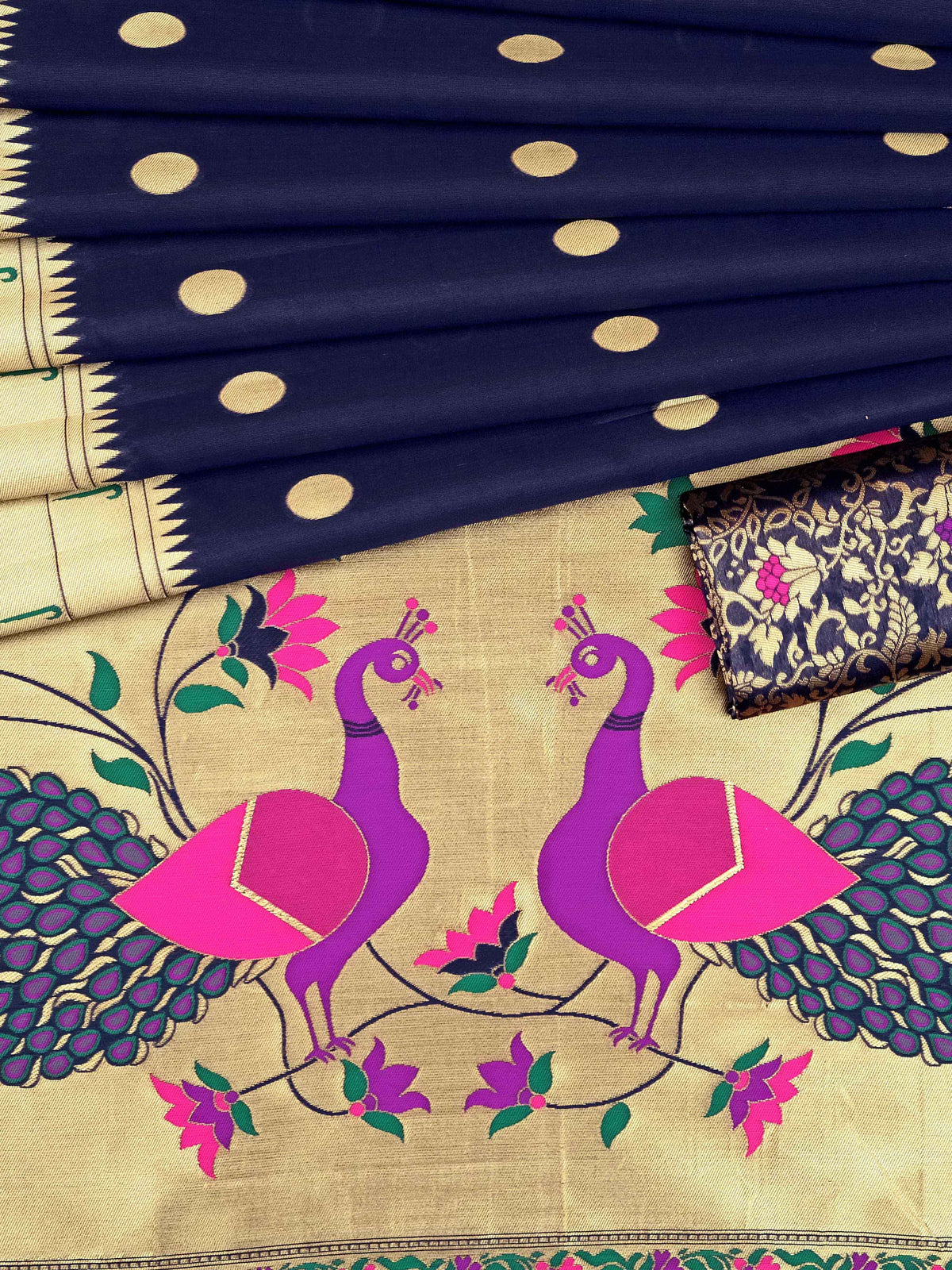 Semi Silk Kanjeevaram Elegant Design Saree