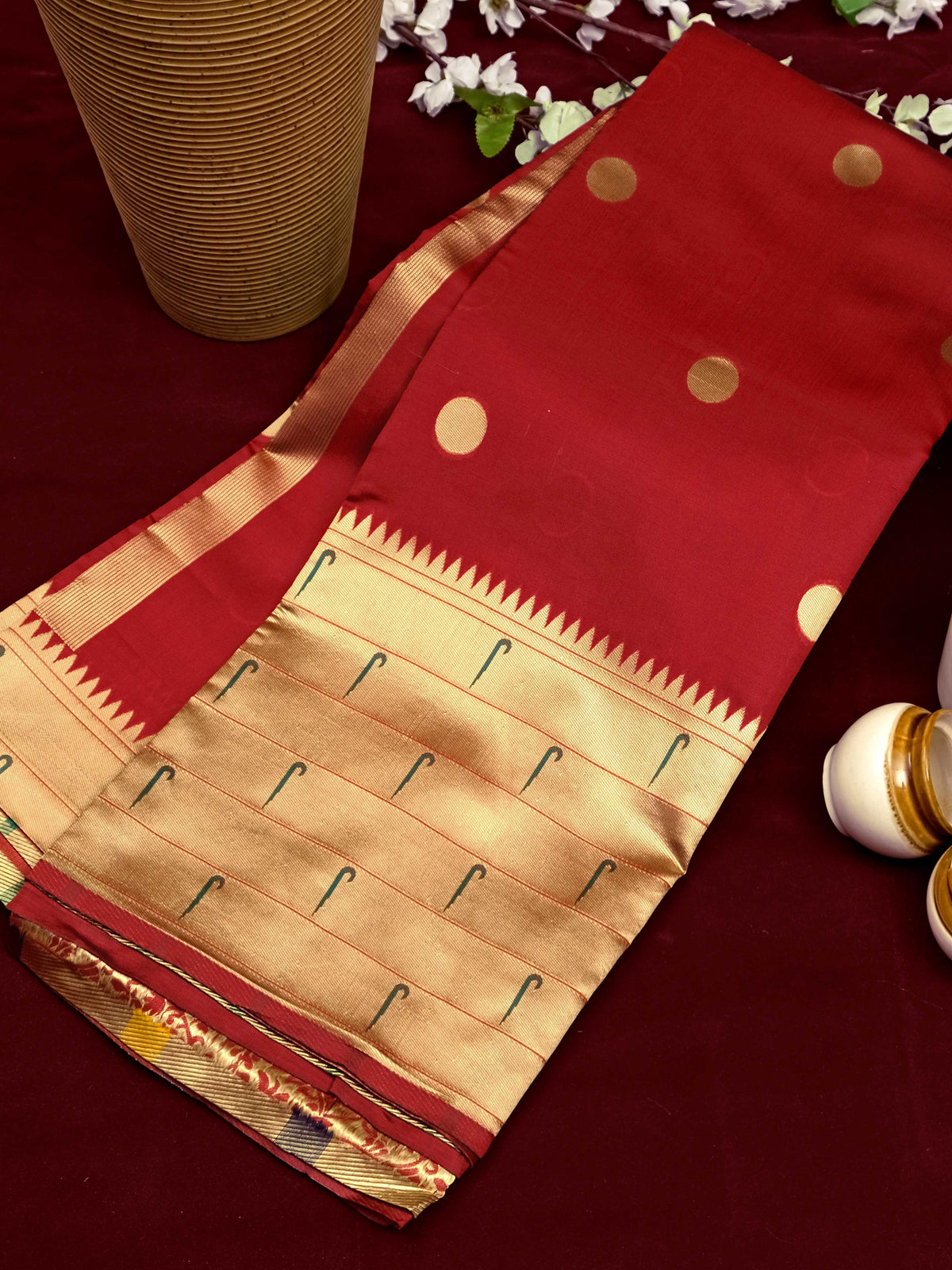 Semi Silk Kanjeevaram Elegant Design Saree