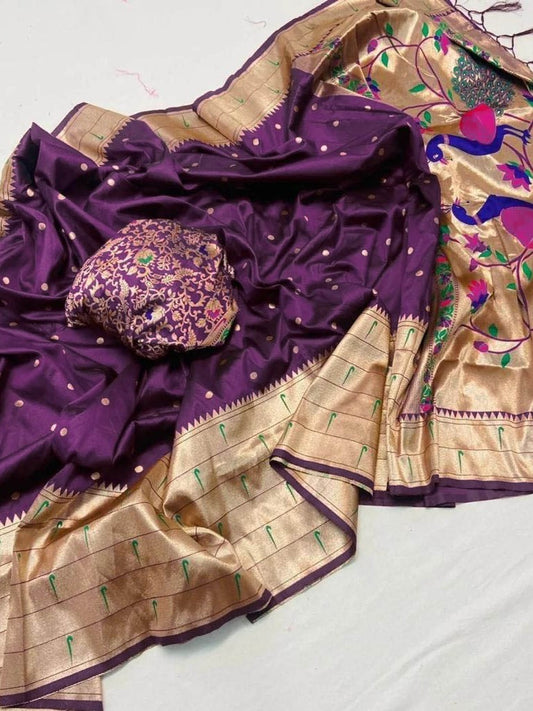 Semi Silk Kanjeevaram Elegant Design Saree