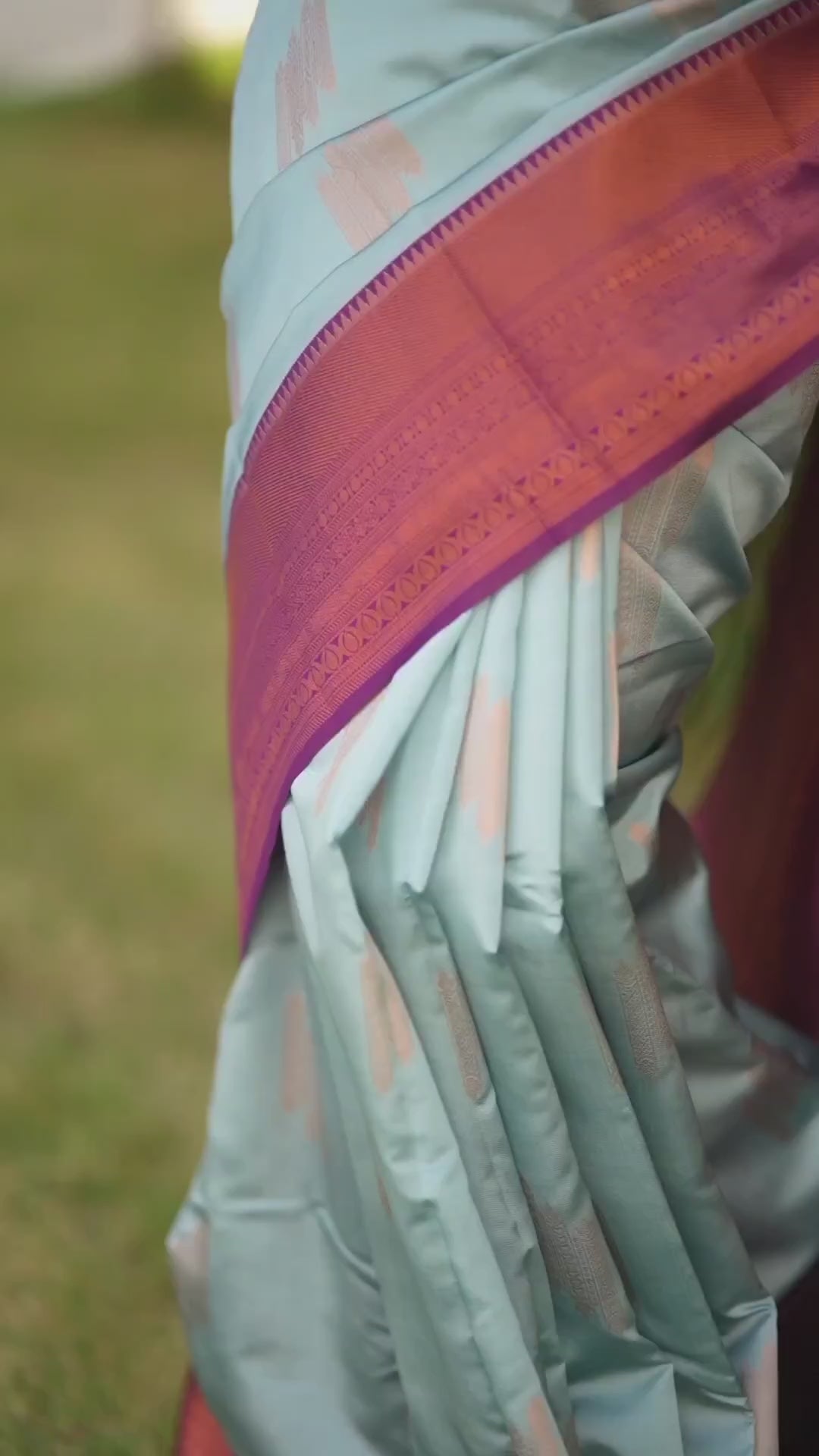 Semi Silk Kanjeevaram Elegant Design Saree