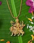 Maa Durga Sherawali Mata pendant and chain