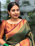 Art Silk Kanjeevaram Elegant Design Saree