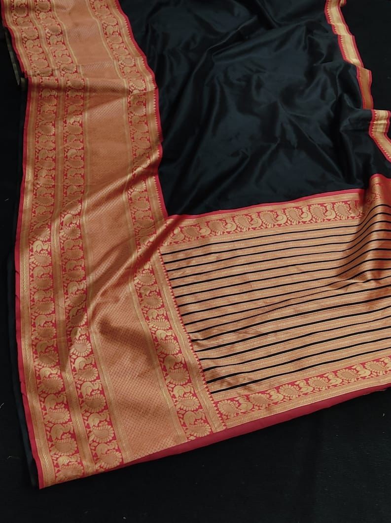 Semi Silk Kanjeevaram Elegant Design Saree