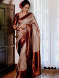 Art Silk Kanjeevaram Elegant Design Saree