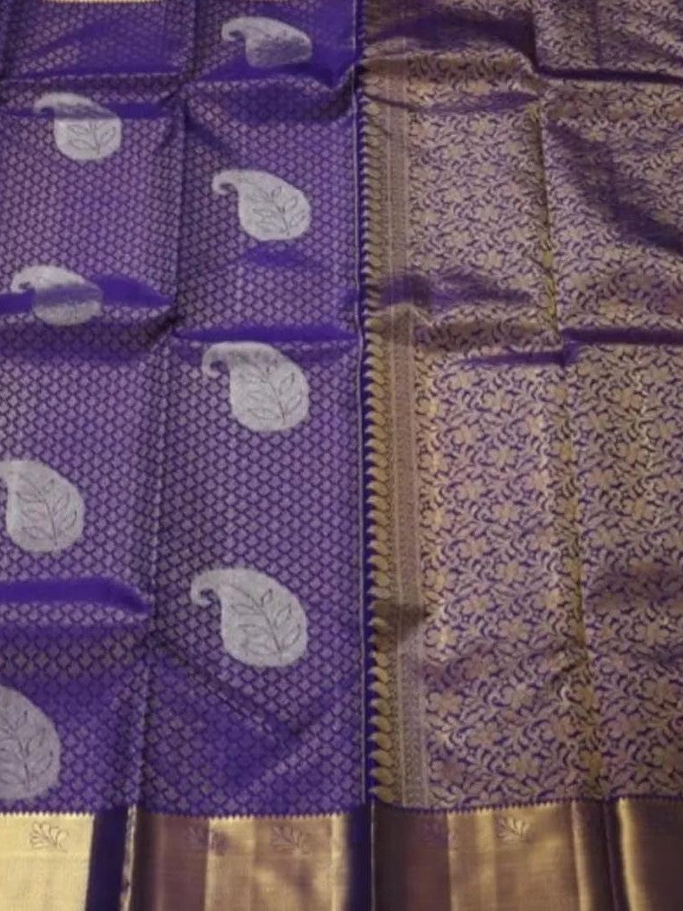 Semi Silk Kanjeevaram Elegant Design Saree