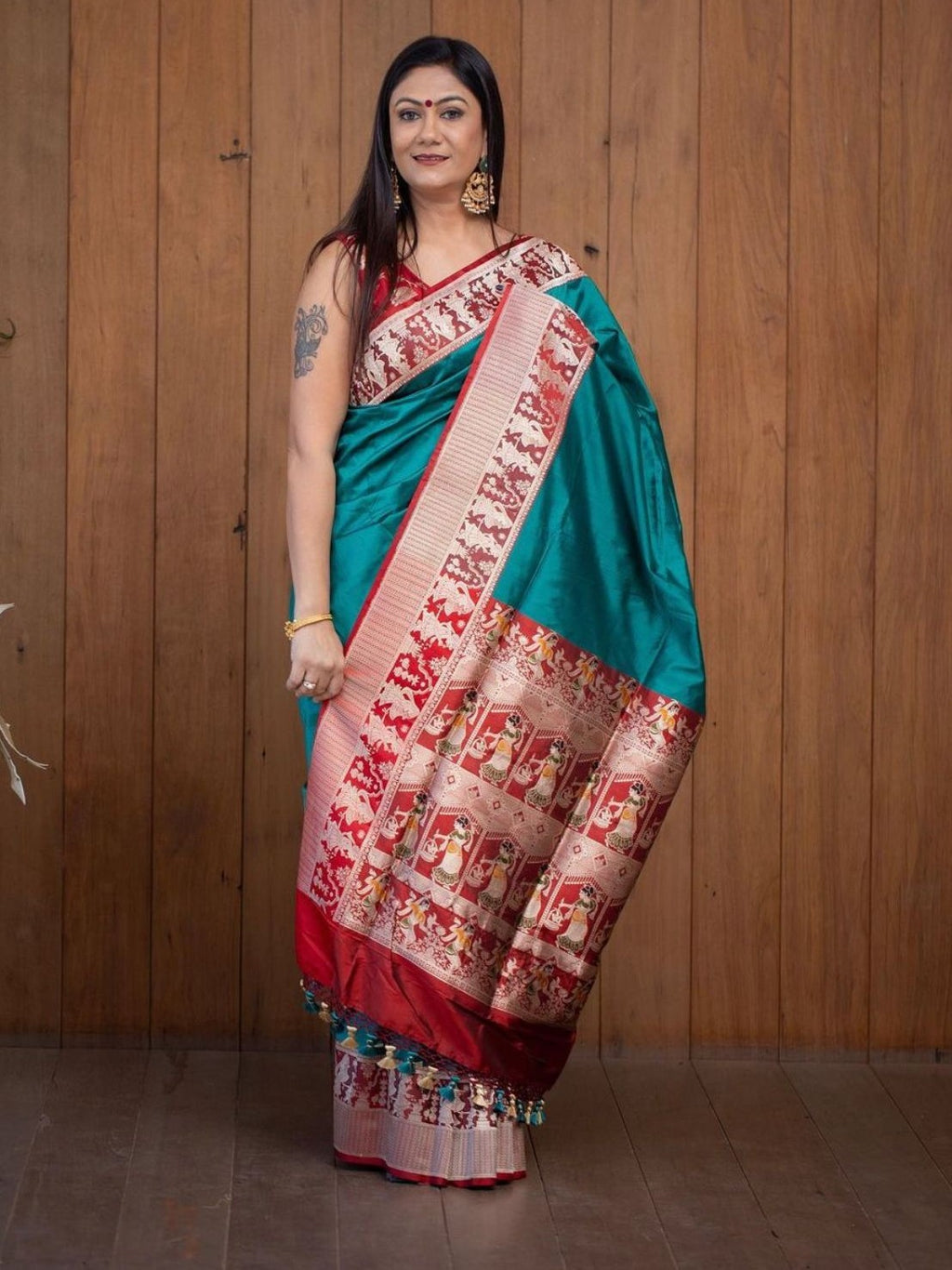 Art Silk Kanjeevaram Elegant Design Saree