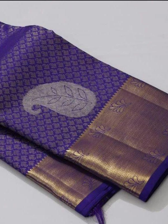 Semi Silk Kanjeevaram Elegant Design Saree