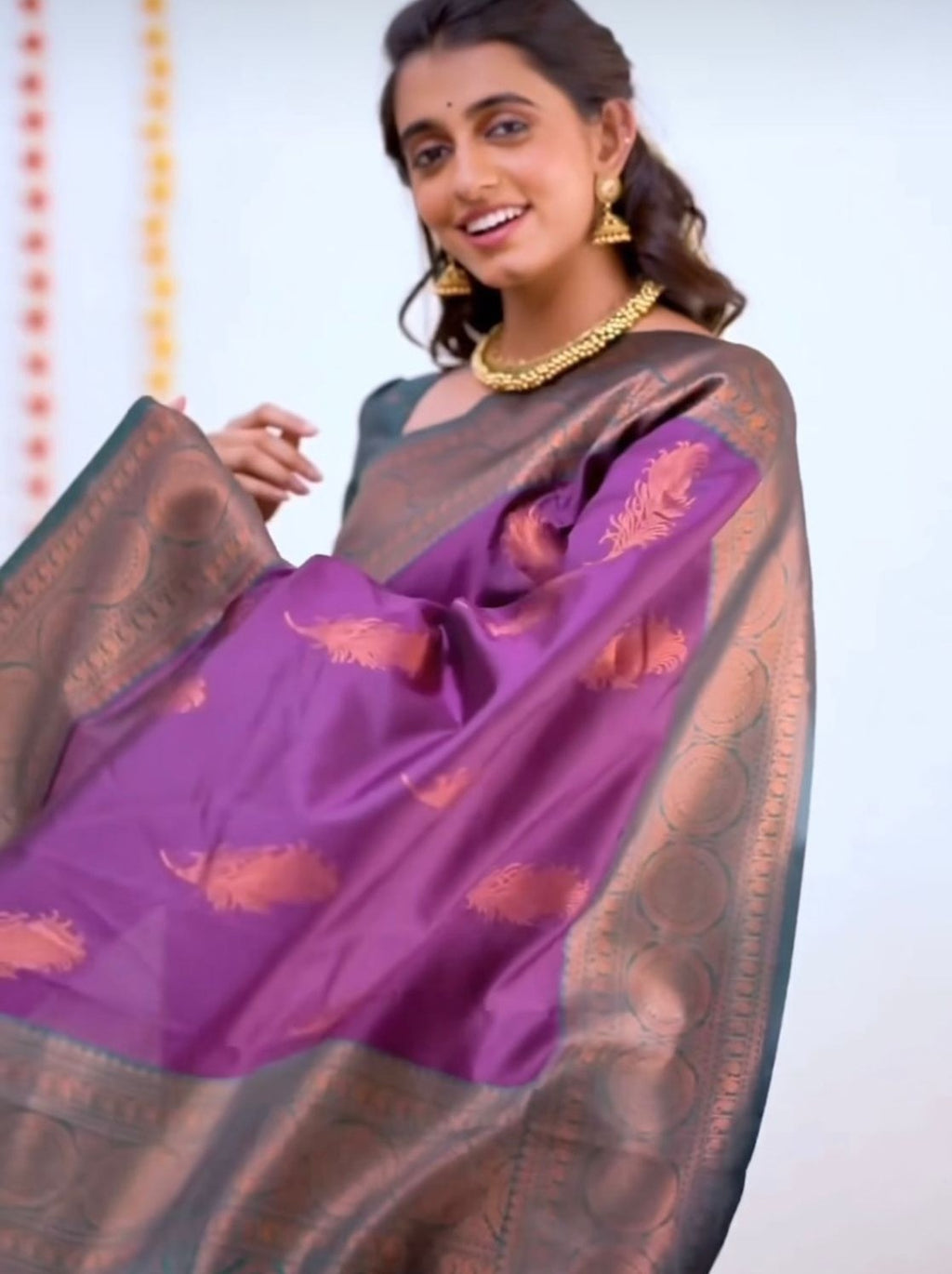 Art Silk Kanjeevaram Elegant Design Saree