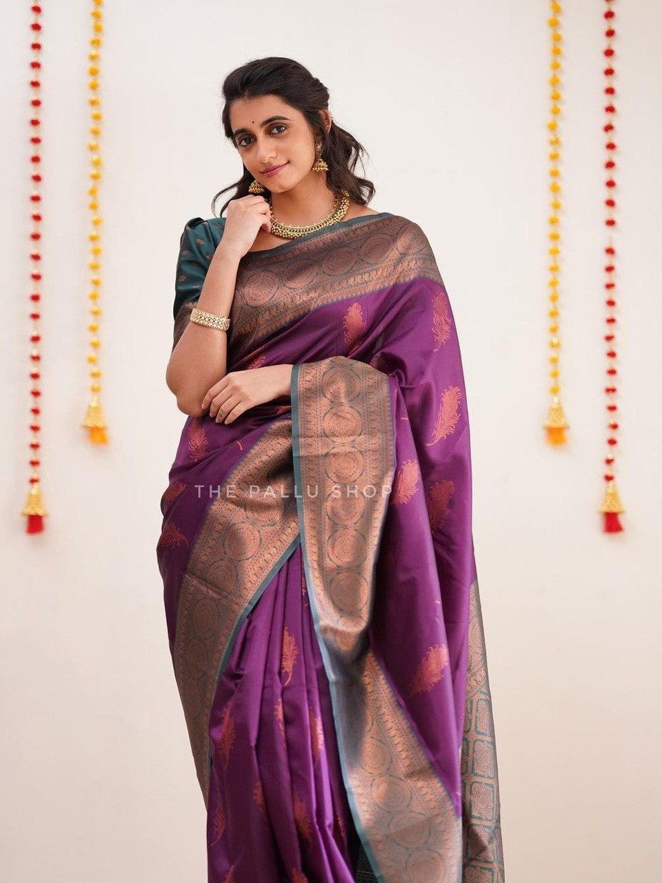 Semi Silk Kanjeevaram Elegant Design Saree