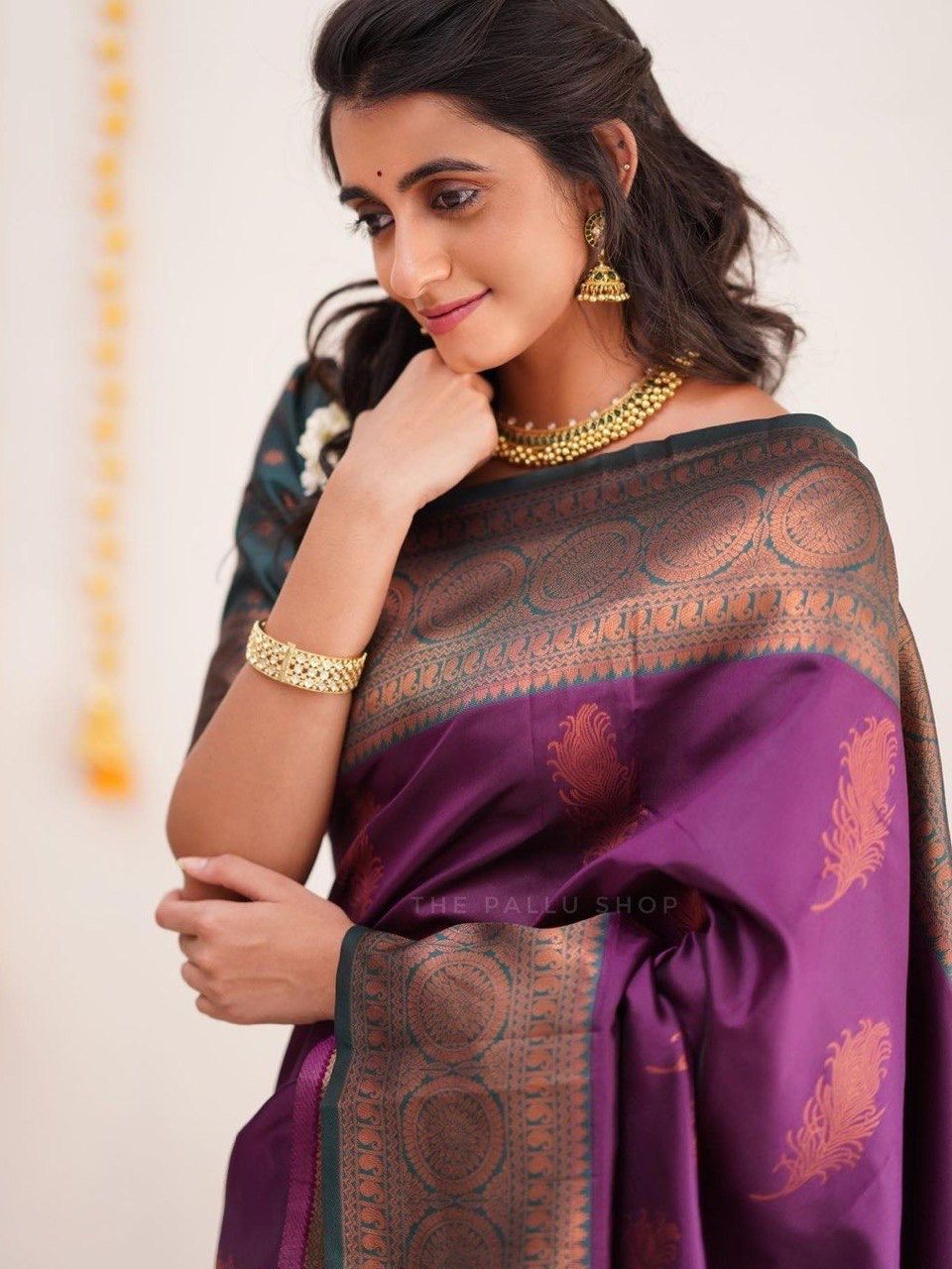 Semi Silk Kanjeevaram Elegant Design Saree