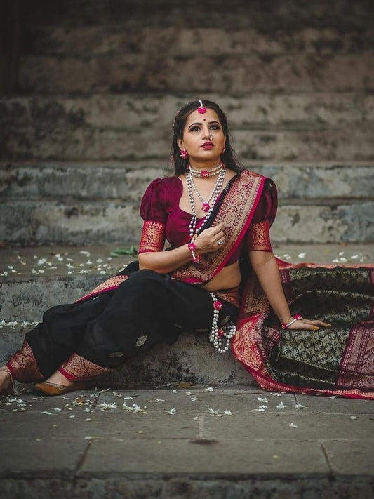 Semi Silk Kanjeevaram Elegant Design Saree
