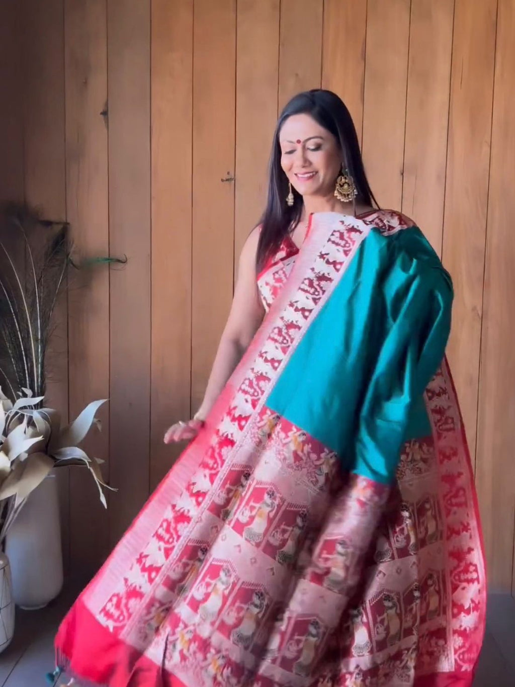 Art Silk Kanjeevaram Elegant Design Saree