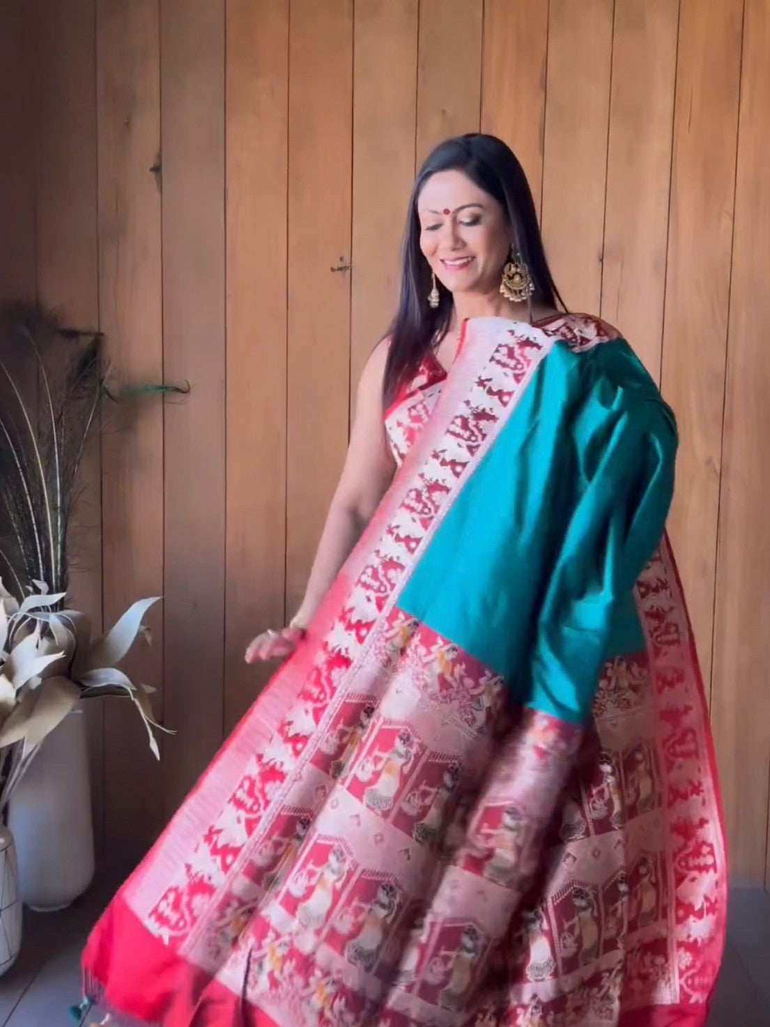 Semi Silk Kanjeevaram Elegant Design Saree