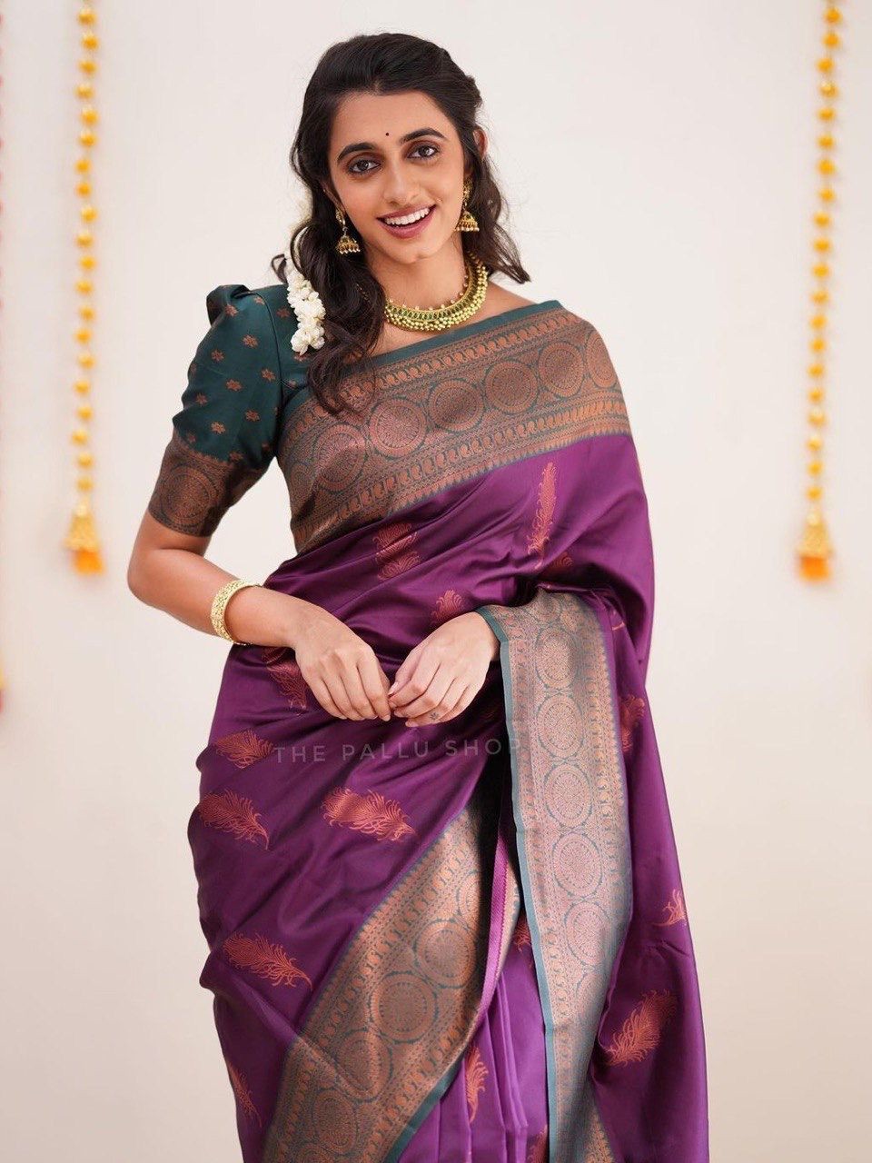 Semi Silk Kanjeevaram Elegant Design Saree