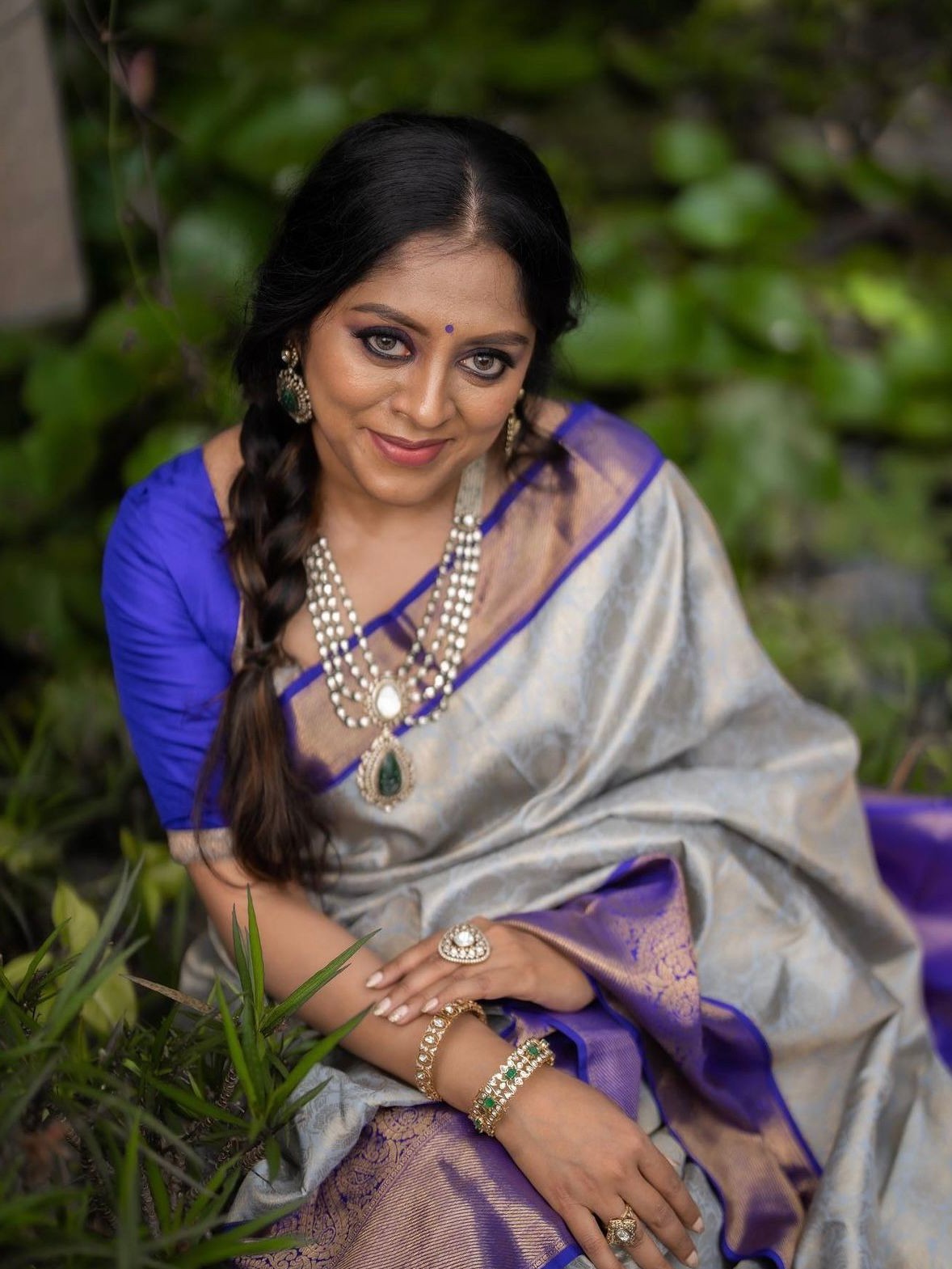 Semi Silk Kanjeevaram Elegant Design Saree