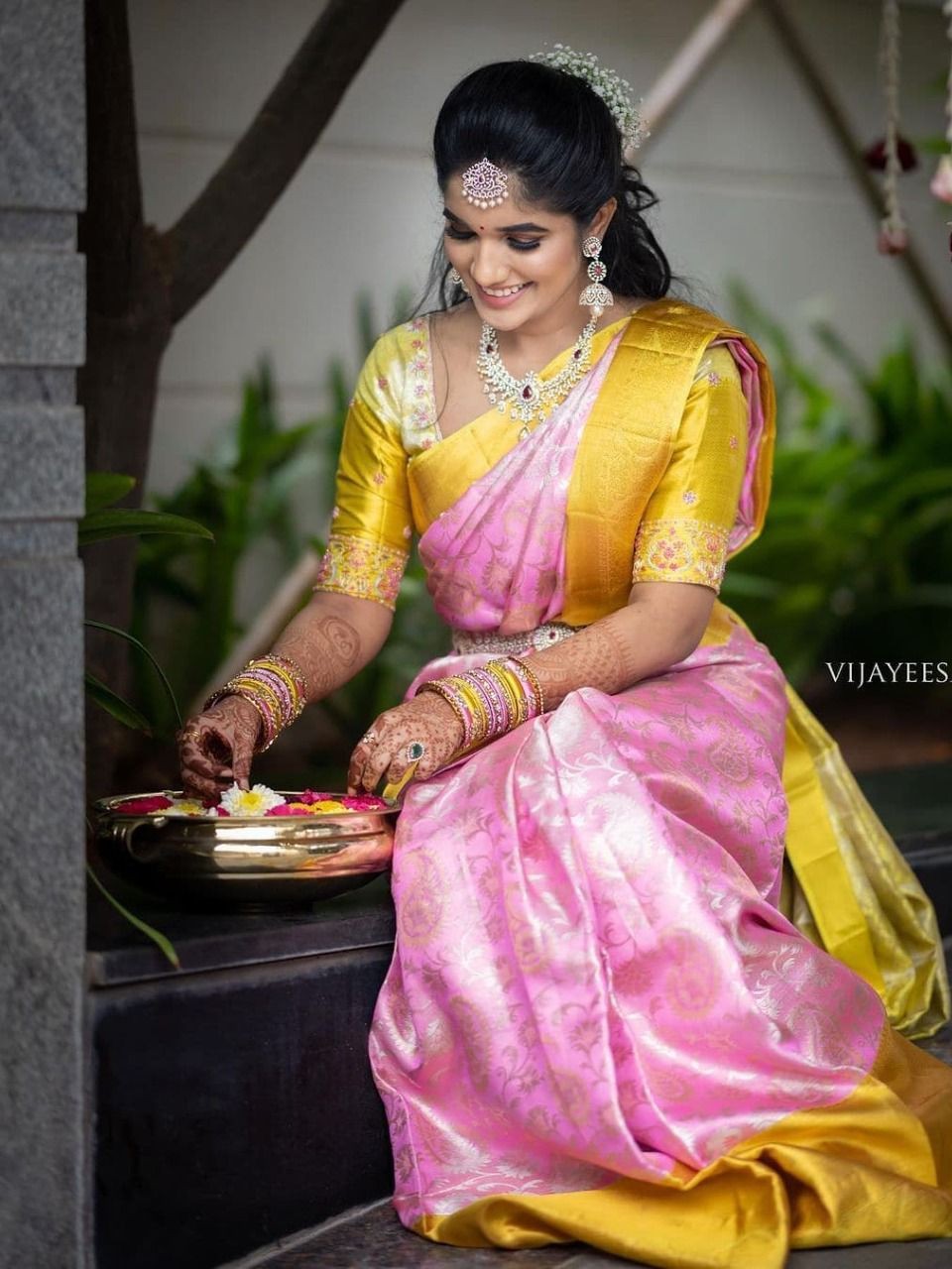 Semi Silk Kanjeevaram Elegant Design Saree