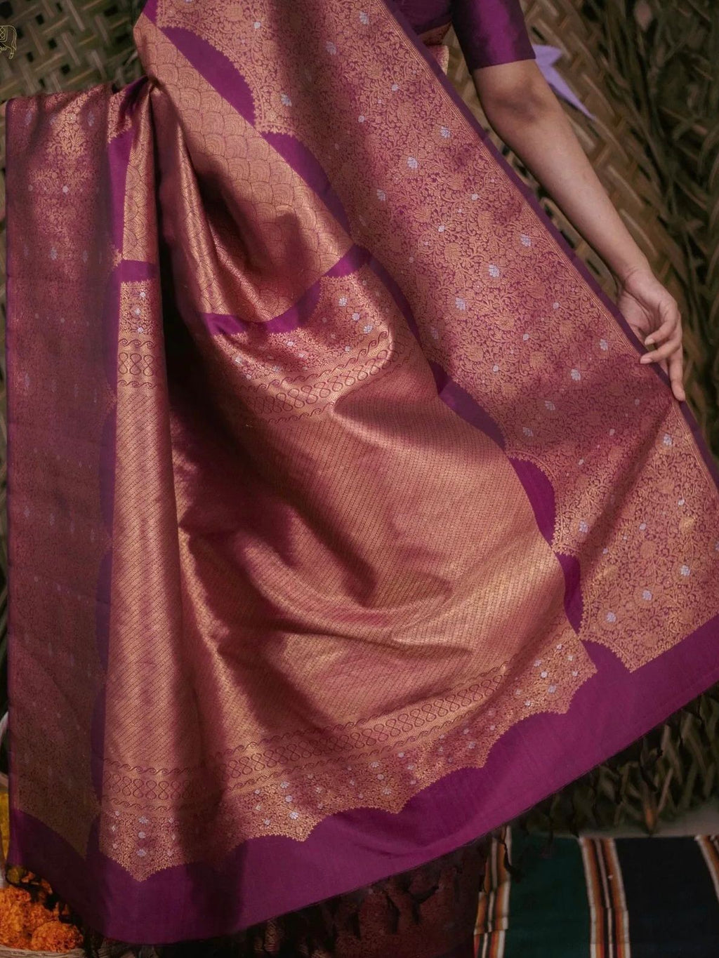 Art Silk Kanjeevaram Elegant Design Saree