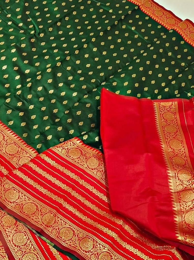 Semi Silk Kanjeevaram Elegant Design Saree