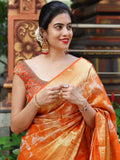 Art Silk Kanjeevaram Elegant Design Saree