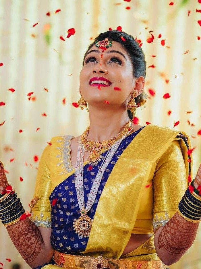 Semi Silk Kanjeevaram Elegant Design Saree