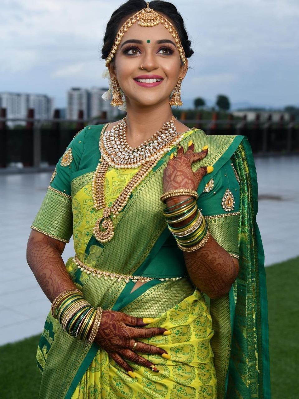 Semi Silk Kanjeevaram Elegant Design Saree
